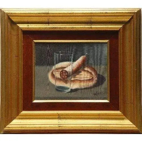 One Of The Kind Painting Canvas Wall Art Spanish Oil Painting Ready To Hang For Home Wall Art Decoration 17" X 19" Abcp-53